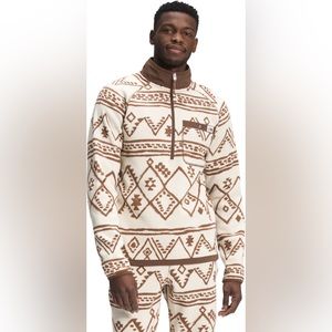 The North Face Printed Gordon Lyons Quarter-Zip Long-Sleeve Pullover for Men